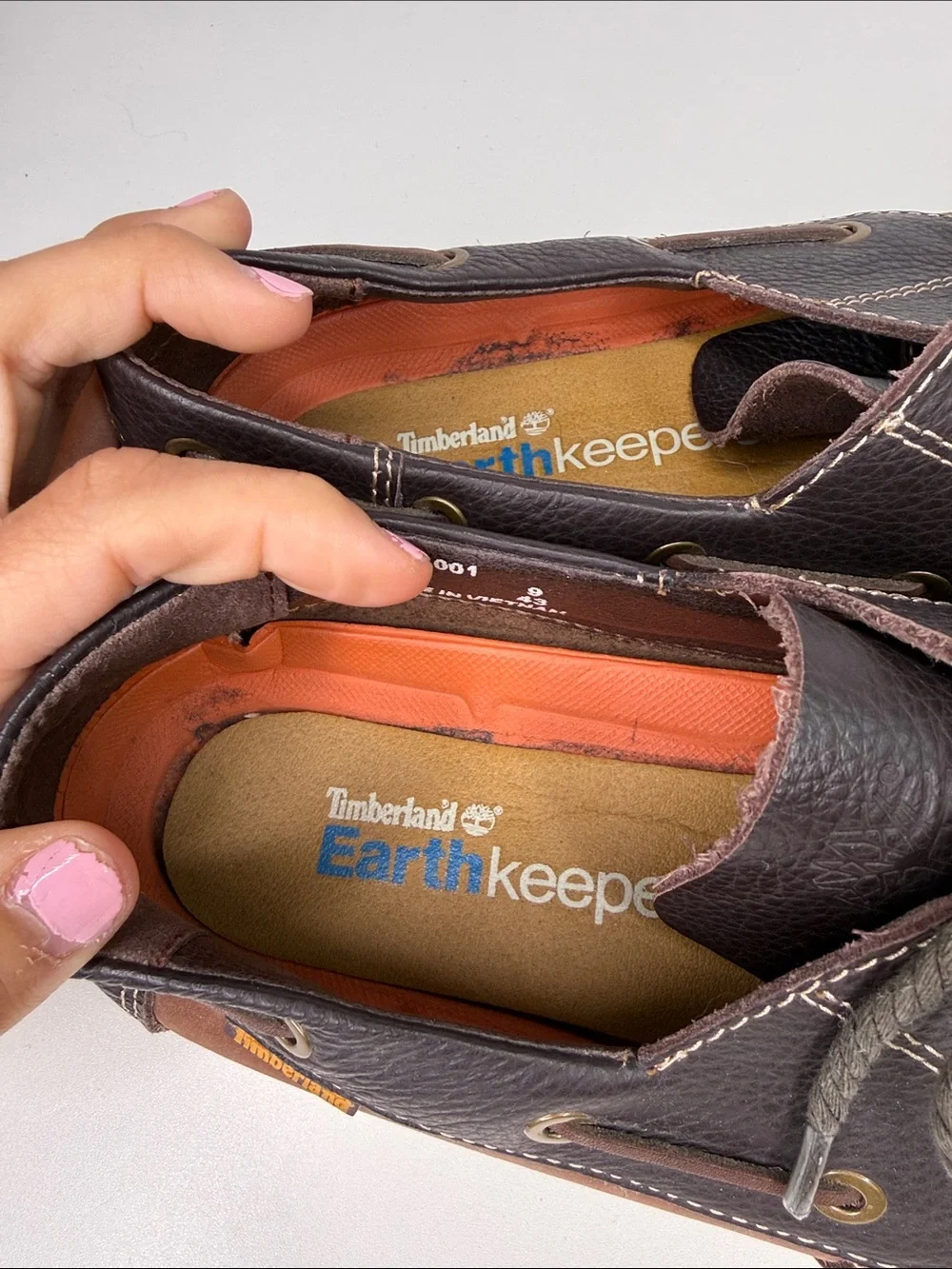 Timberland classic boat shoes earth keepers size 9